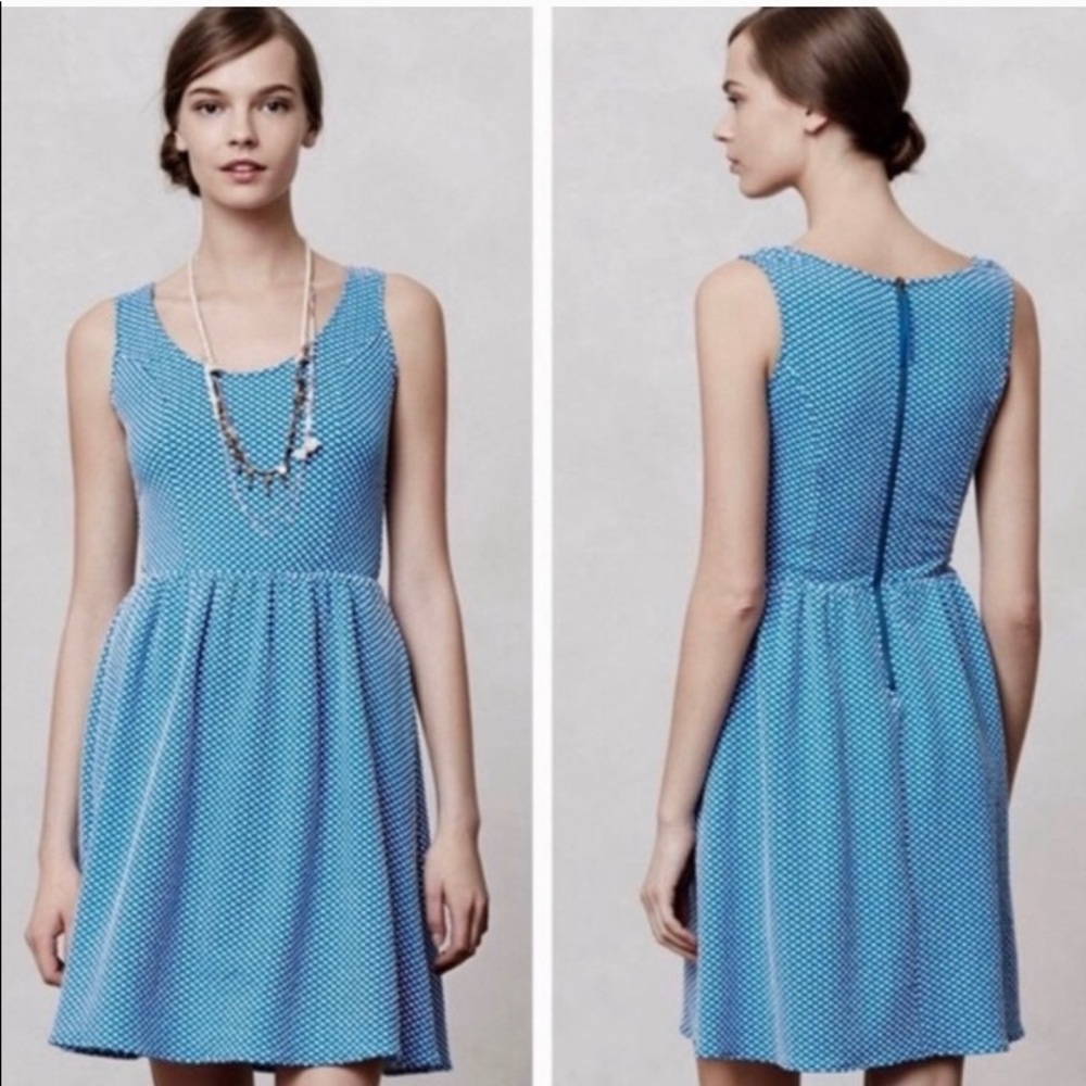 Anthropologie Maeve Caldera Dot Dress